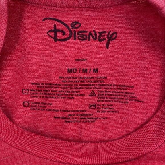 Disney Duck Tales Graphic T-Shirt Red Short Sleeve Crew Neck Donald Men's M - Picture 4 of 7